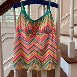 Chevron Tankini Top